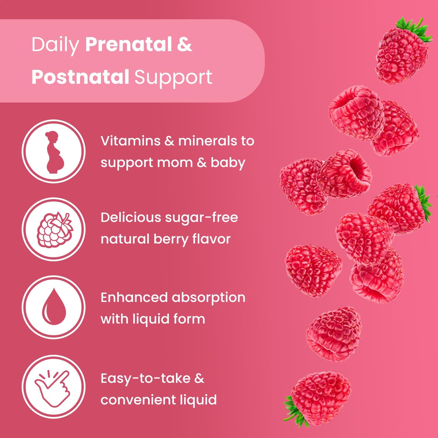 Liquid Iron & Prenatal Multi Bundle for Expectant Mothers with Mother's Promise