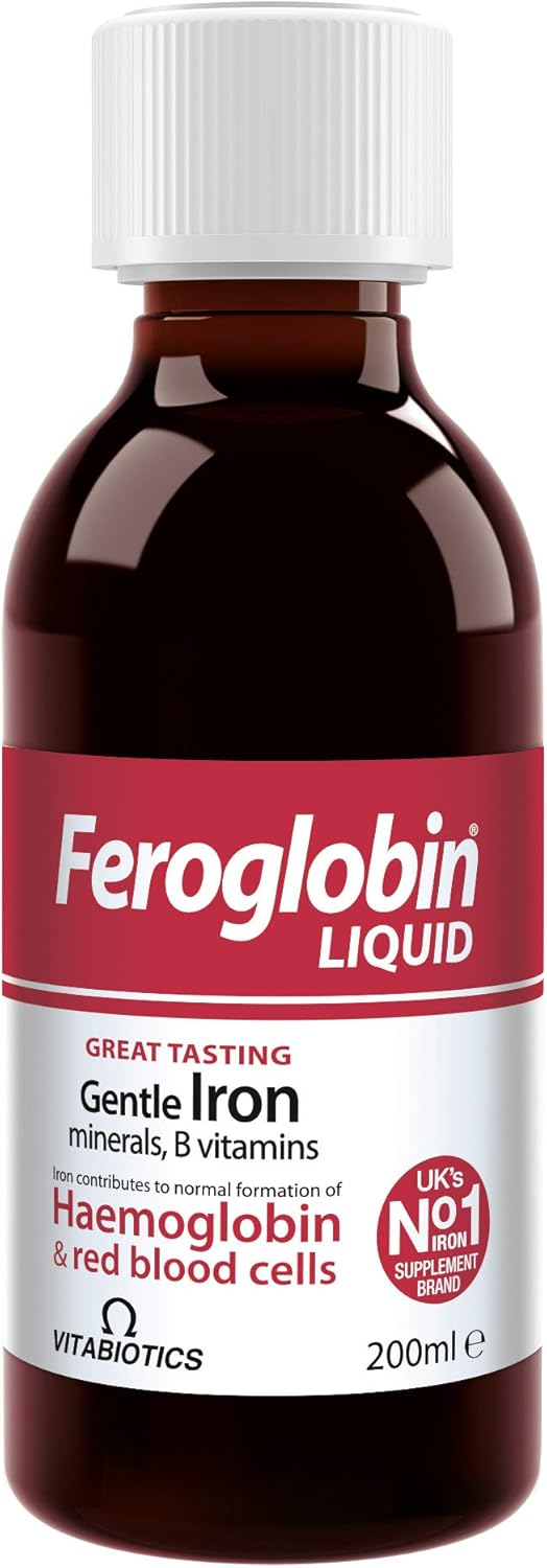 Liquid Iron Supplement - Reduce Fatigue, Boost Vitality | Gentle Iron & Nutrients for Health | Natural Iron Source for Energy