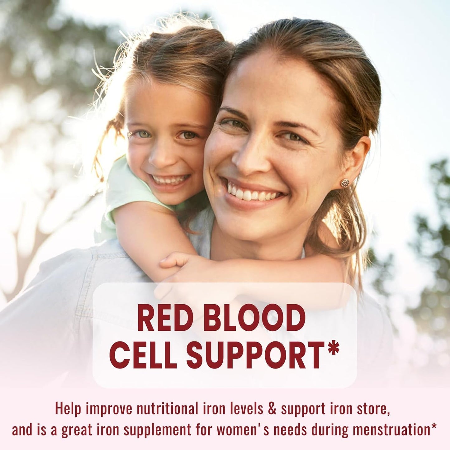 Liquid Iron Supplement for Anemia Support with Folate, Vitamin C, B12 - Grape Flavor, 2 Fl Oz