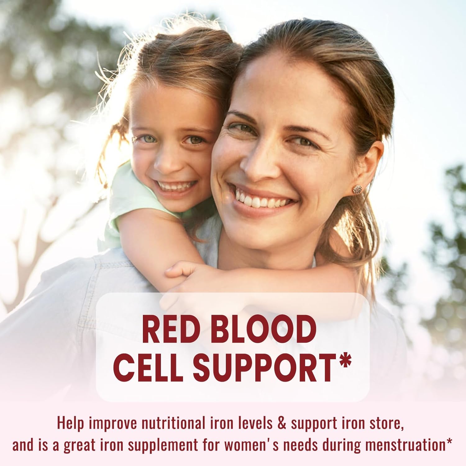 Liquid Iron Supplement for Anemia Support with Folate, Vitamin C, B12 - Grape Flavor, 2 Fl Oz