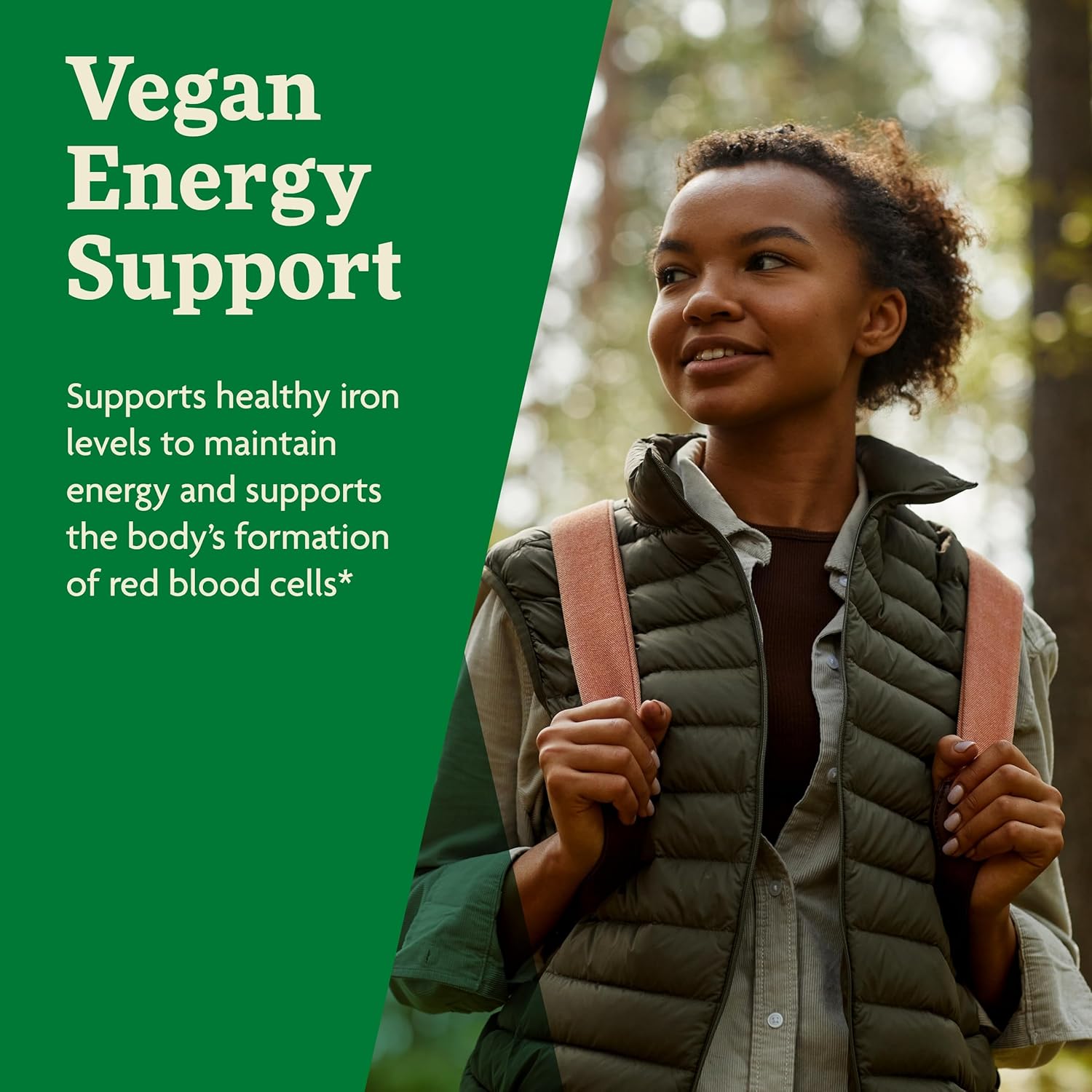 Liquid Iron Supplement with B Complex Vitamins, Vitamin C & Herbs - Vegan Energy Support Formula - Floradix Floravital - 17 fl oz