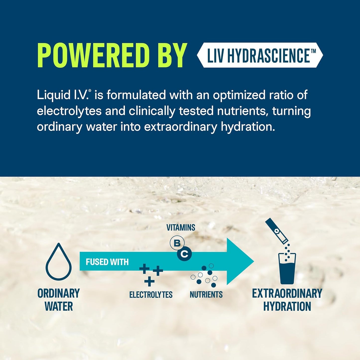 Liquid I.V.® Hydration Multiplier with Immune Support - Tangerine Flavor | Electrolyte Powder Mix | 1 Pack (14 Servings)