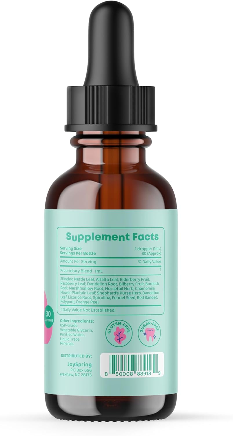 Liquid Kids Multivitamin Drops with Immune Support and Hormone Balance for Women by JoySpring