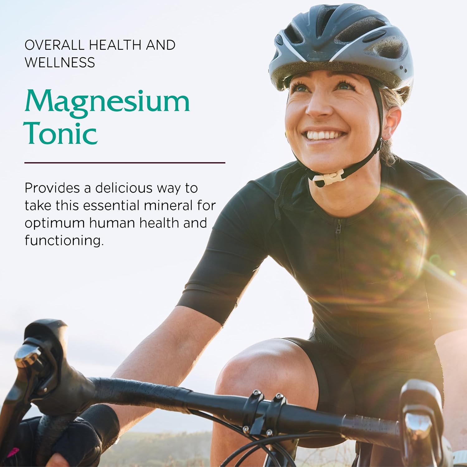 Liquid Magnesium Bisglycinate Chelate Tonic with Vitamin B6 - Orange Flavor, Vegan, Gluten Free, Non-GMO - 16 fl oz