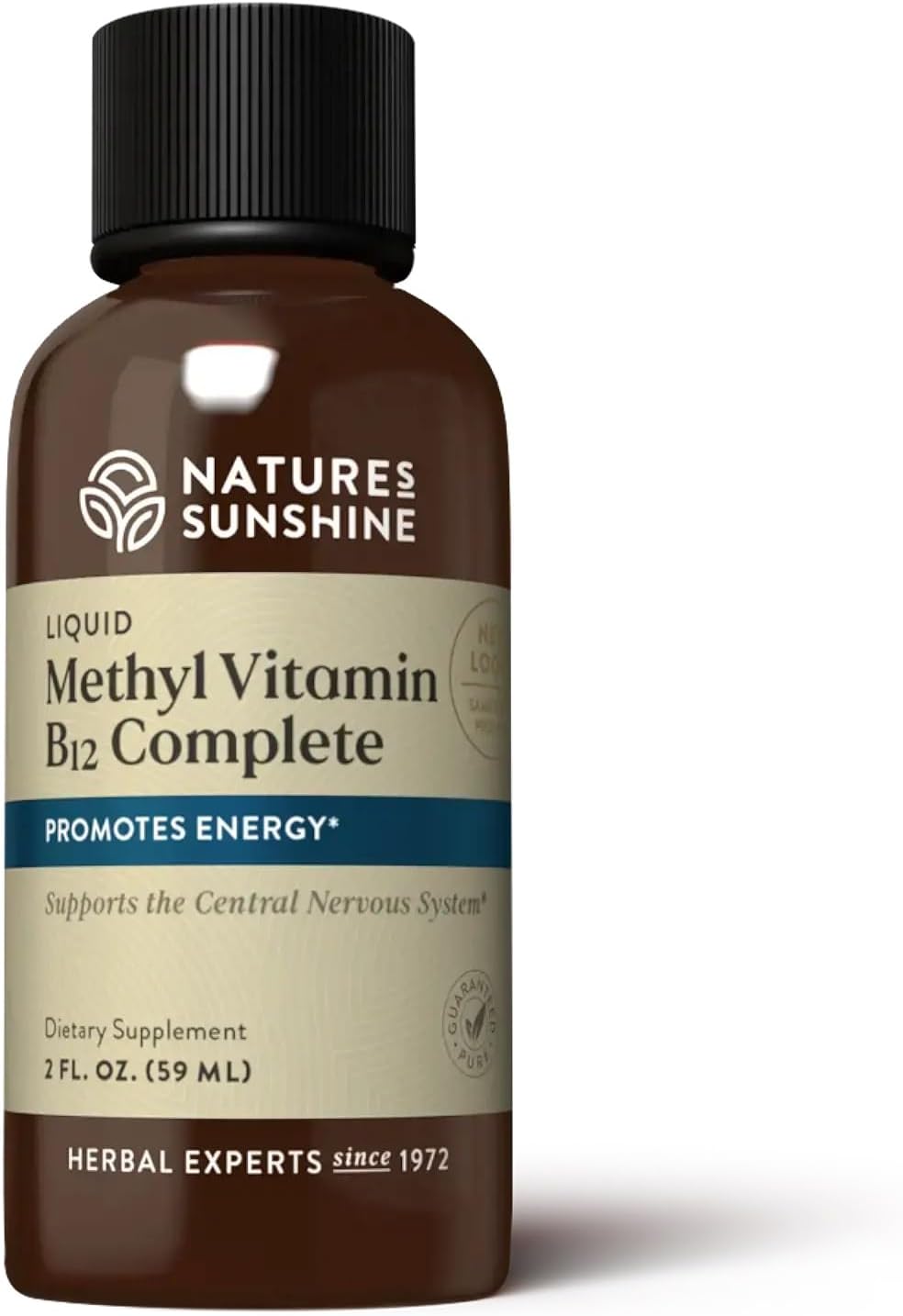Liquid Methyl B-12 Complete by Nature's Sunshine | Boosts Energy, Nervous System Support, Immune System Booster | 1,000 mcg Vitamin B12 | 2 fl. oz.