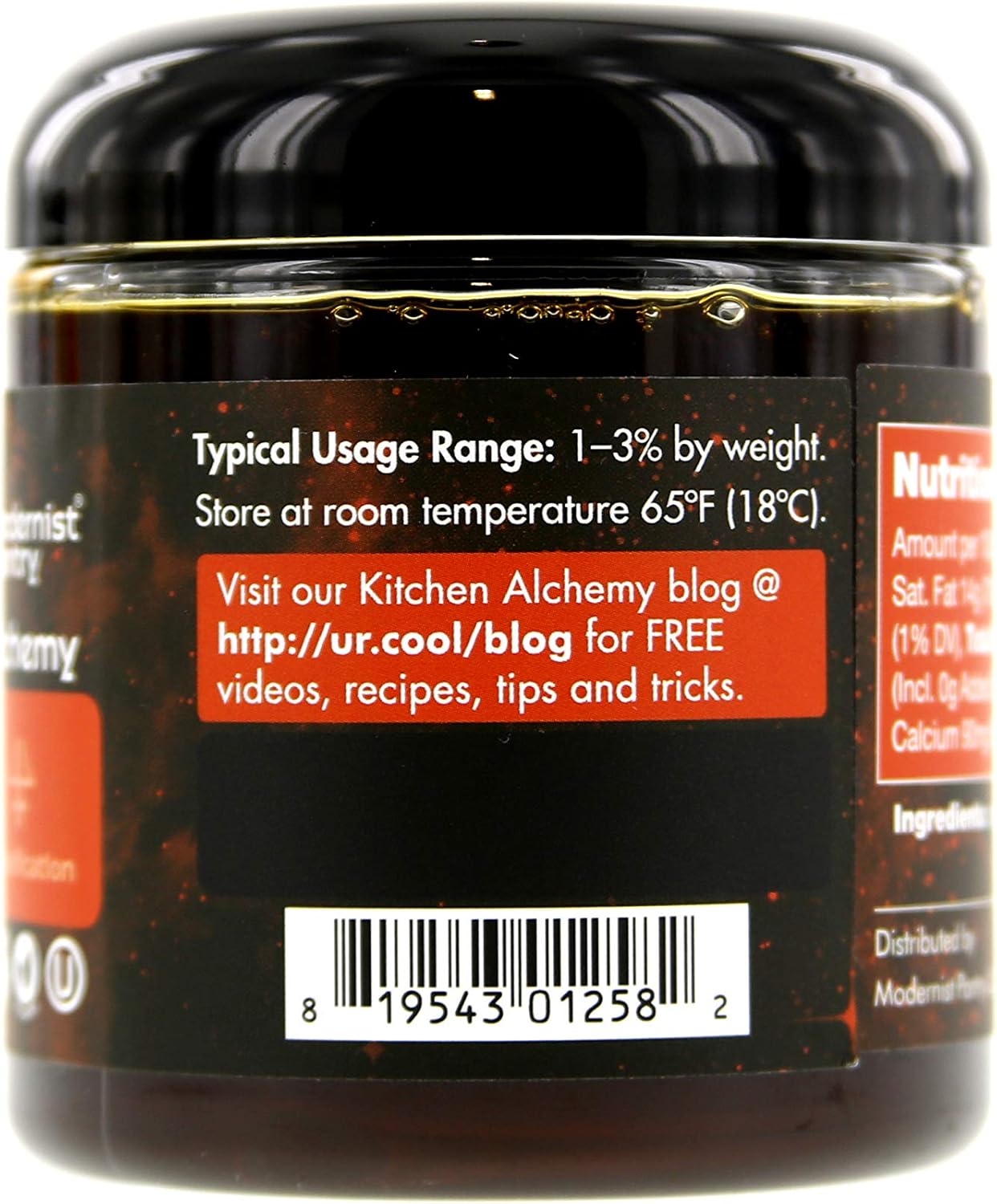 Liquid Soy Lecithin by Modernist Pantry - Gluten-Free Vegan, OU Kosher Certified - 250ml/8.5oz