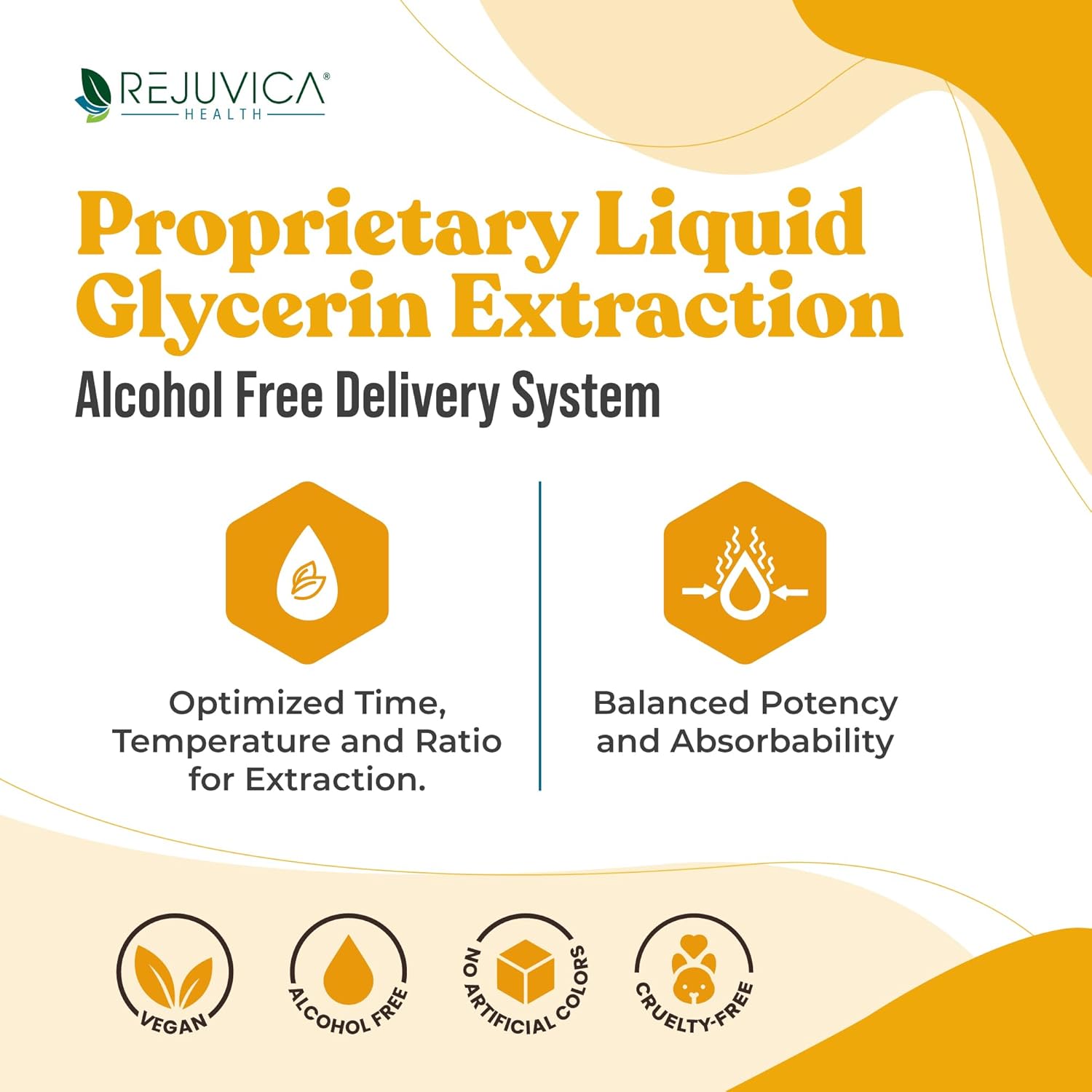 Liquid Turmeric Root Extract with Curcumin for Joint Health - Rejuvica Health Essential Turmeric Formula for Better Absorption