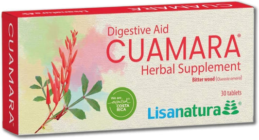 Lisanatura Cuamara Herbal Supplement: 30 Tablets - Sugar, Gluten, & Lactose Free
