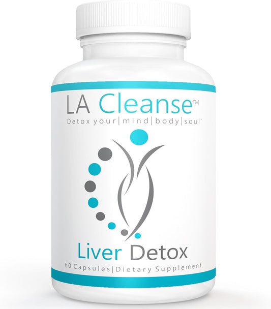 Liver Cleanse Detox Capsules - 60 ct, 300mg Solarplast Spinach Leaf Extract, Artichoke Leaf, Milk Thistle Seed for Detox & Digestion