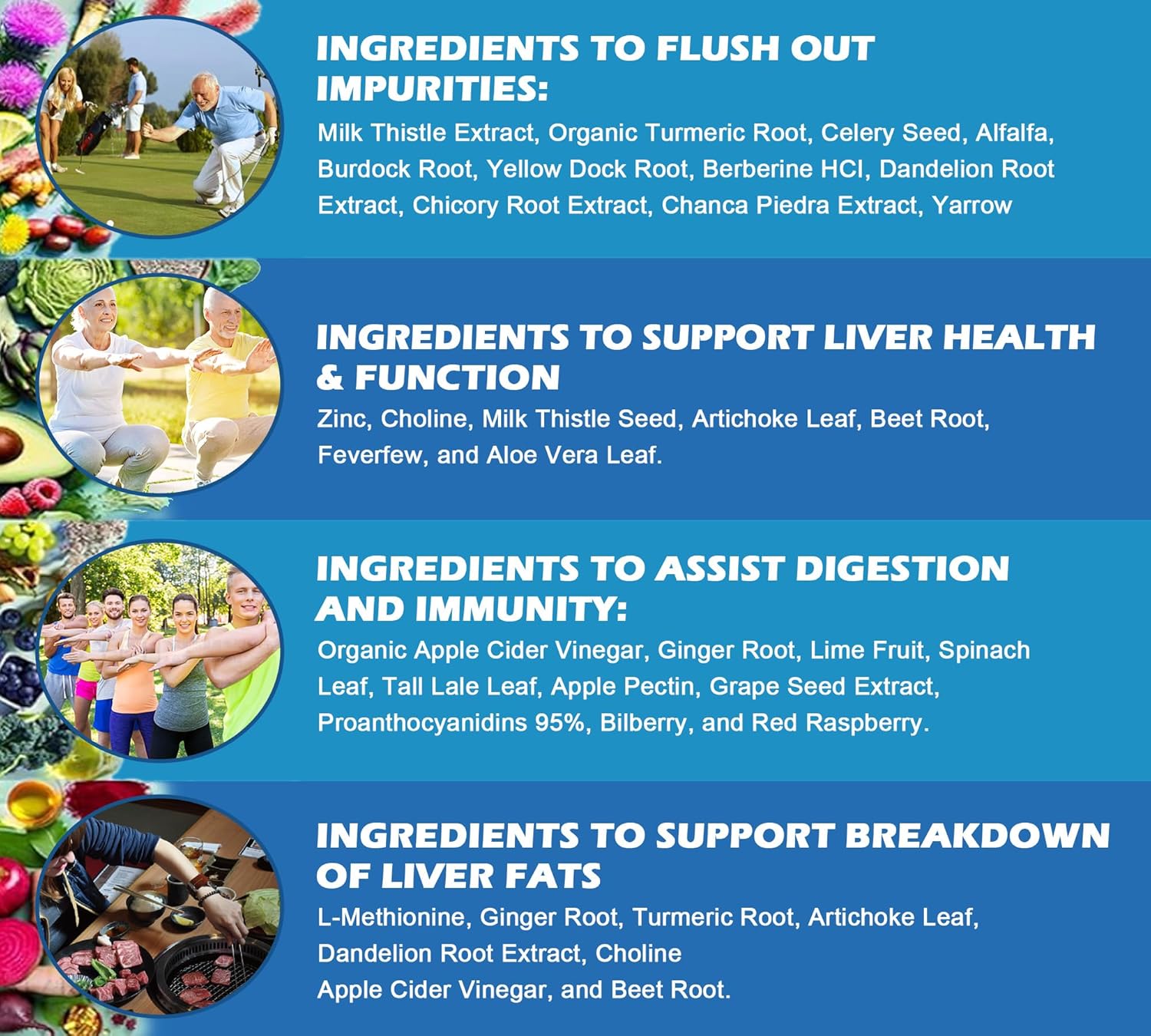 Liver Cleanse Detox & Repair Formula with Apple Cider Vinegar, Milk Thistle, Artichoke, Dandelion - Non-GMO Vegan Liver Support Supplement
