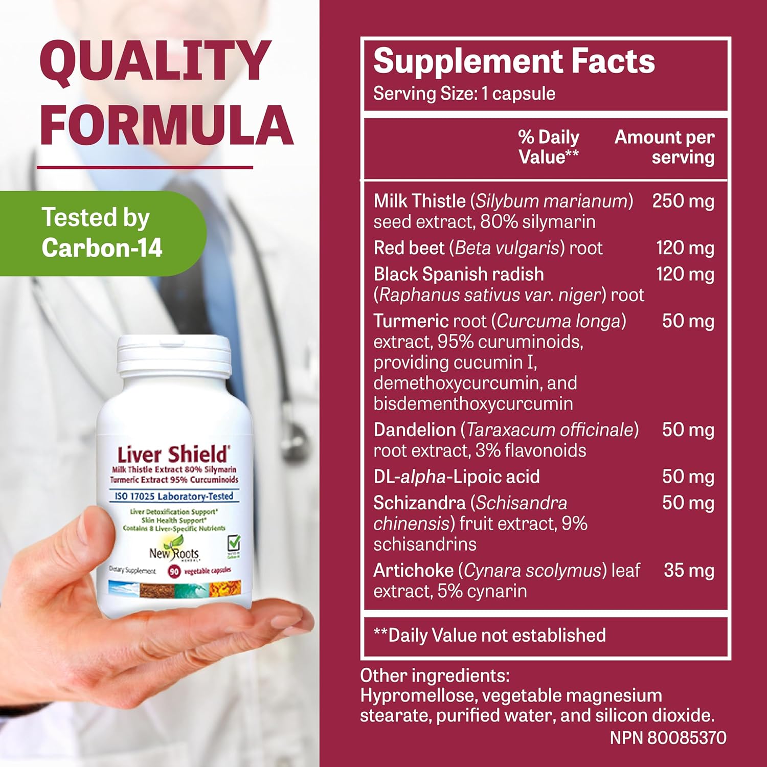 Liver Cleanse Detox & Repair Supplement - 8-in-1 Formula with Milk Thistle, Curcumin, Artichoke, Dandelion - Fatty Liver Support - 90 Capsules