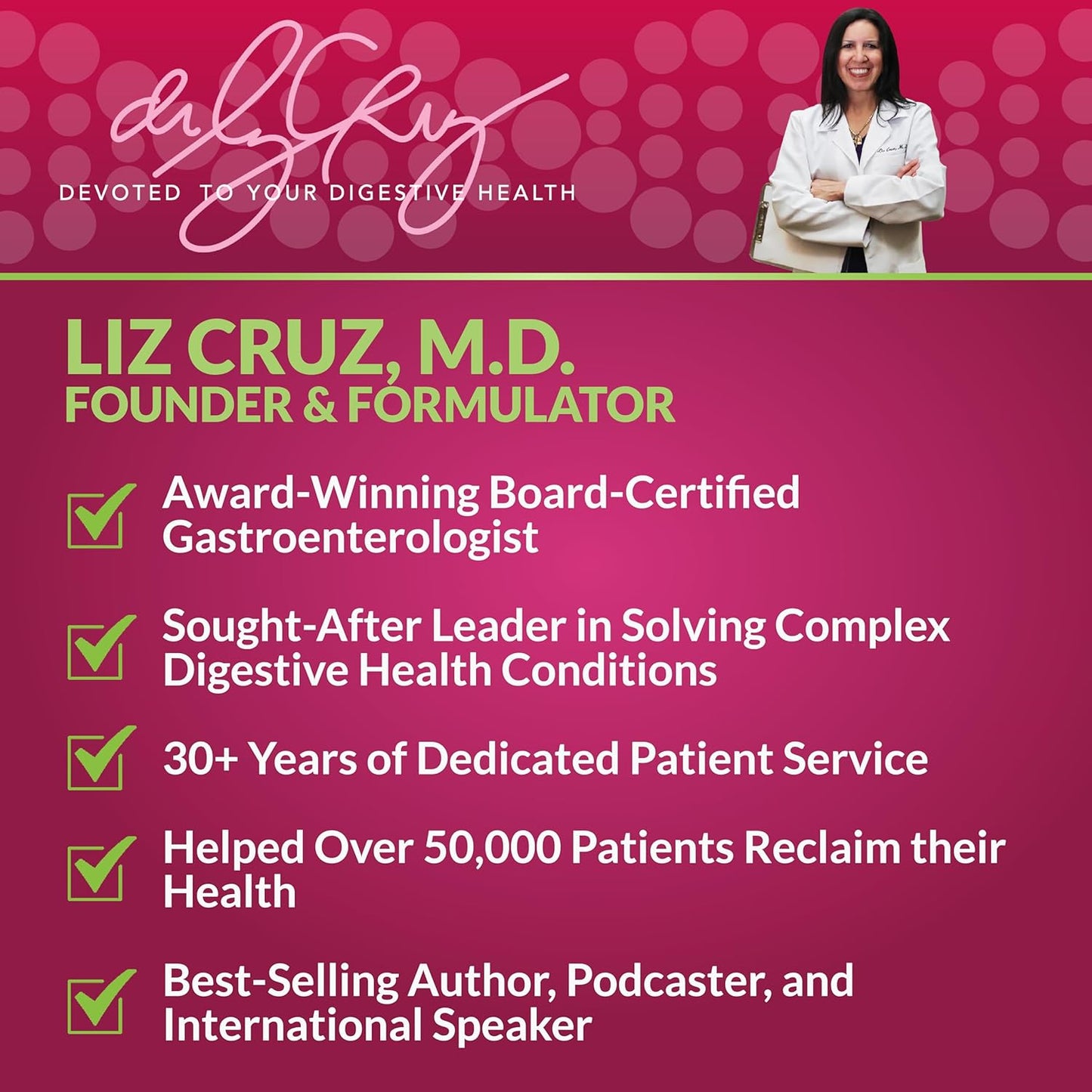 Liver Cleanse Detox & Repair Supplement - Enzymes, Herbs, Nutritive Ingredients - 60 Veggie Capsules - Dr. Liz Cruz Love Thy Liver