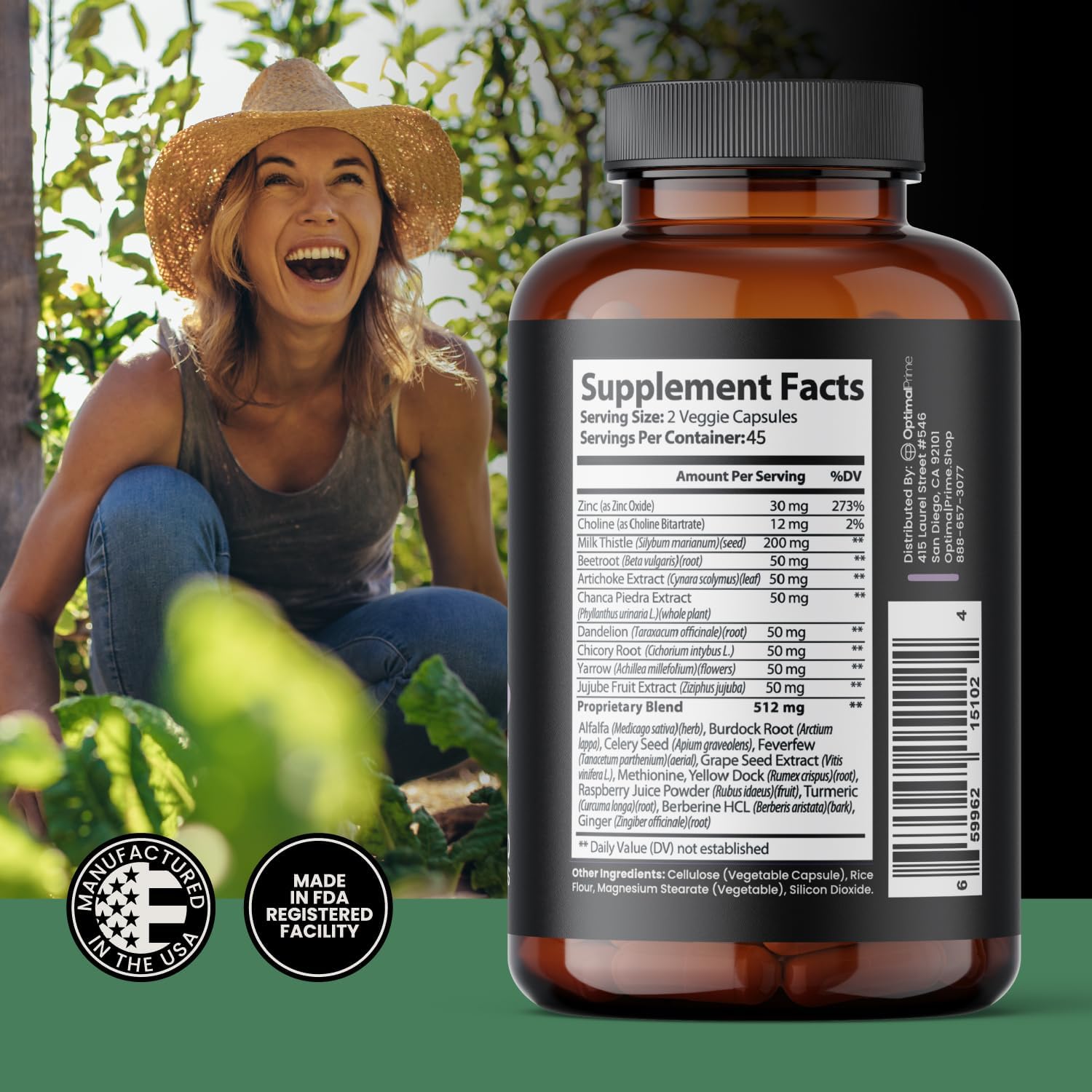 Liver Cleanse Detox & Repair Supplement with Milk Thistle, Artichoke, Beetroot, Zinc - 90 Capsules for Liver Support