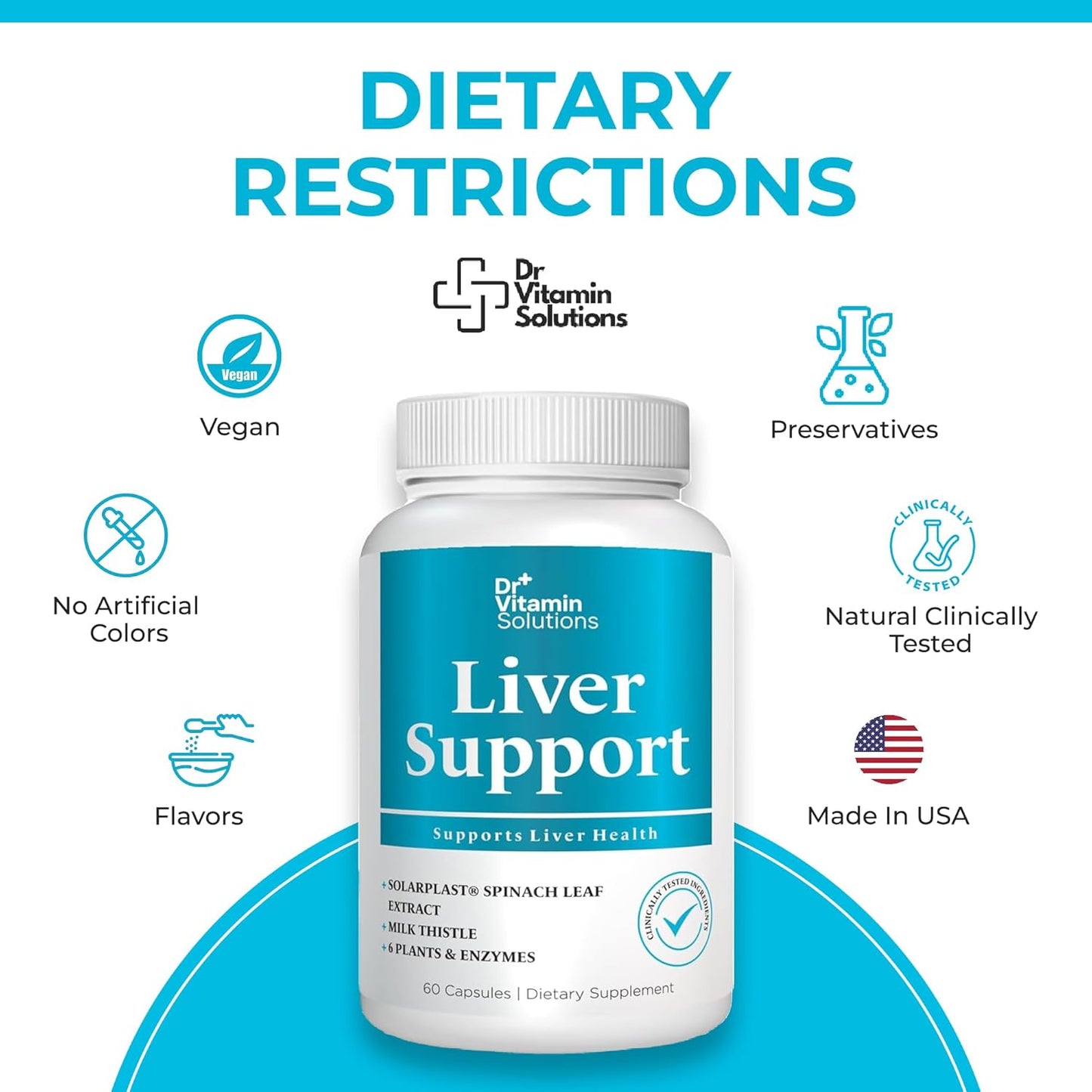Liver Cleanse Detox Supplement - Milk Thistle with Chlorophyll, Digestive Enzymes, Artichoke & Dandelion for Gallbladder Support, 30 Vegan Capsules