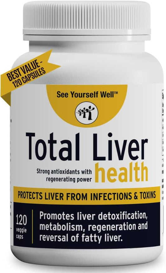 Liver Cleanse & Detox Supplement with Milk Thistle, Dandelion, Yarrow, Burdock Root & Artichoke for Healthy Liver Function
