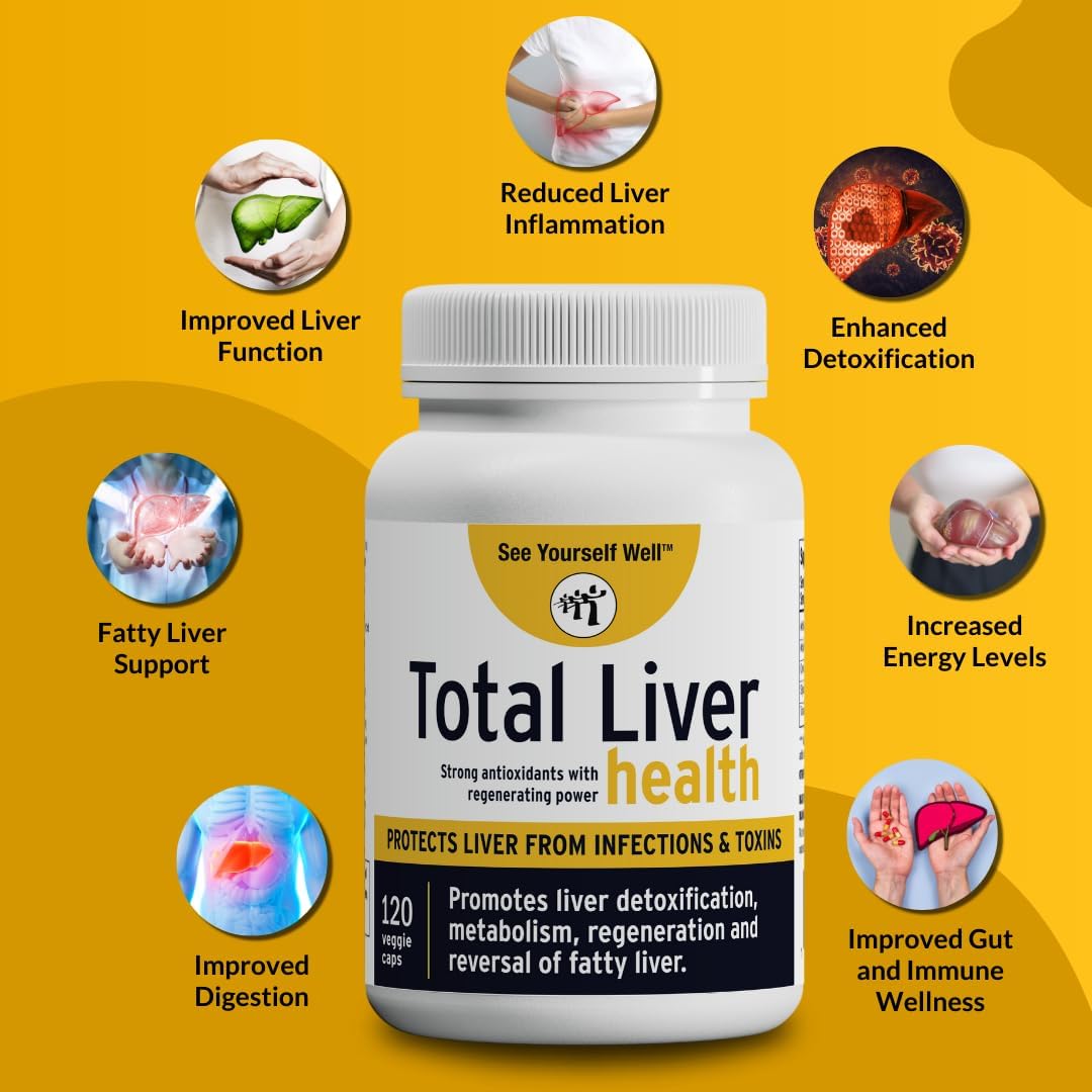 Liver Cleanse & Detox Supplement with Milk Thistle, Dandelion, Yarrow, Burdock Root & Artichoke for Healthy Liver Function