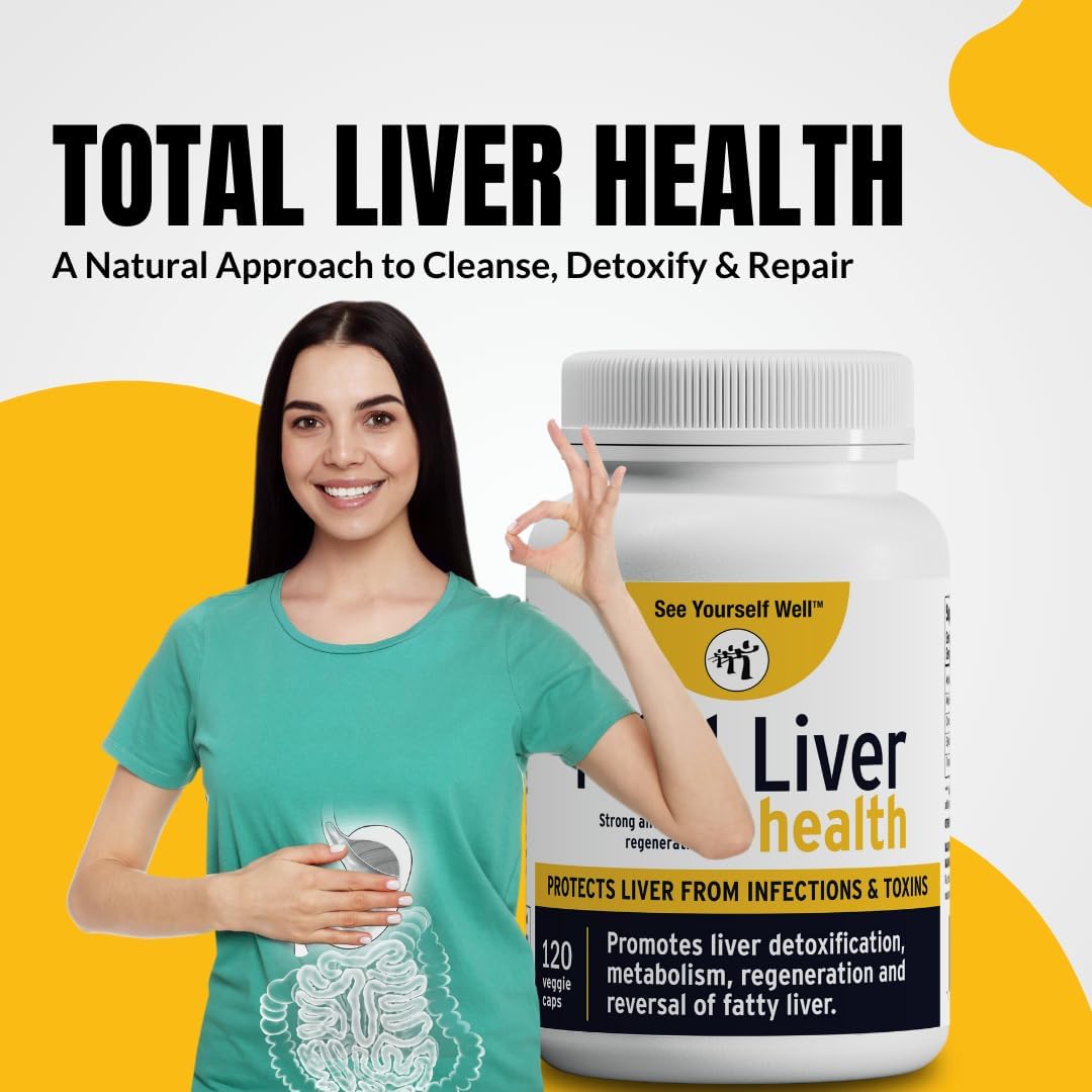 Liver Cleanse & Detox Supplement with Milk Thistle, Dandelion, Yarrow, Burdock Root & Artichoke for Healthy Liver Function