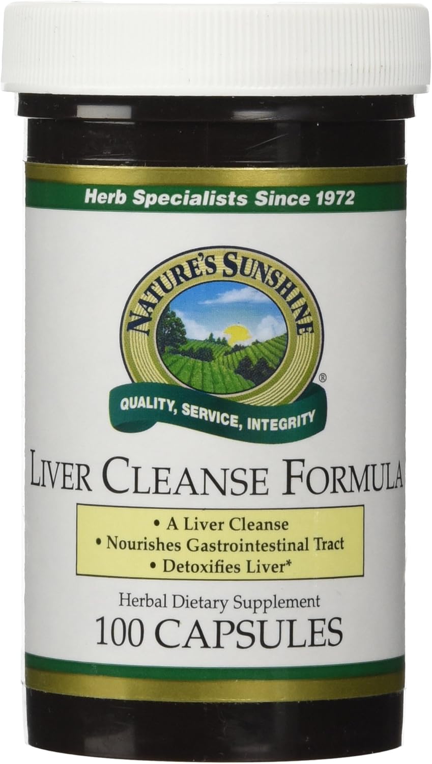 Liver Cleanse Formula with 100 Capsules | Herbal Blend to Support Liver & Gallbladder Health, Detox & Cleanse - Nature's Sunshine