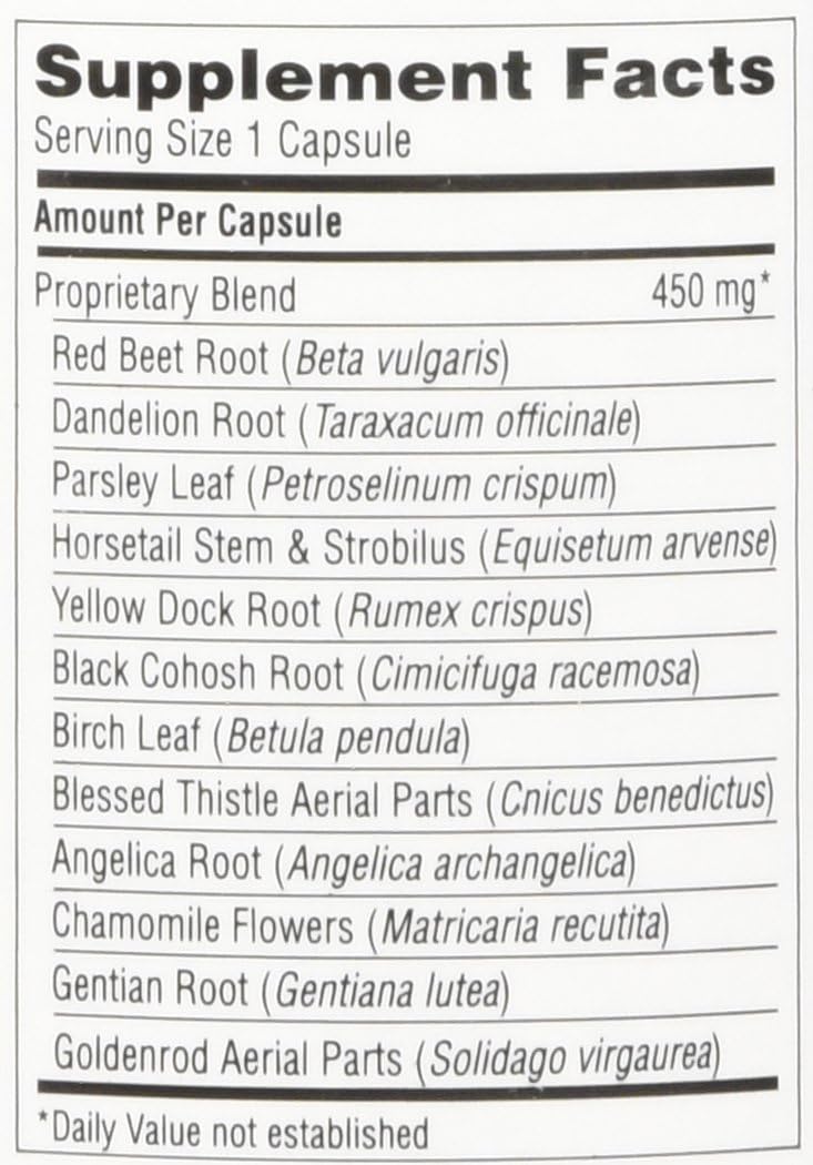Liver Cleanse Formula with 100 Capsules | Herbal Blend to Support Liver & Gallbladder Health, Detox & Cleanse - Nature's Sunshine