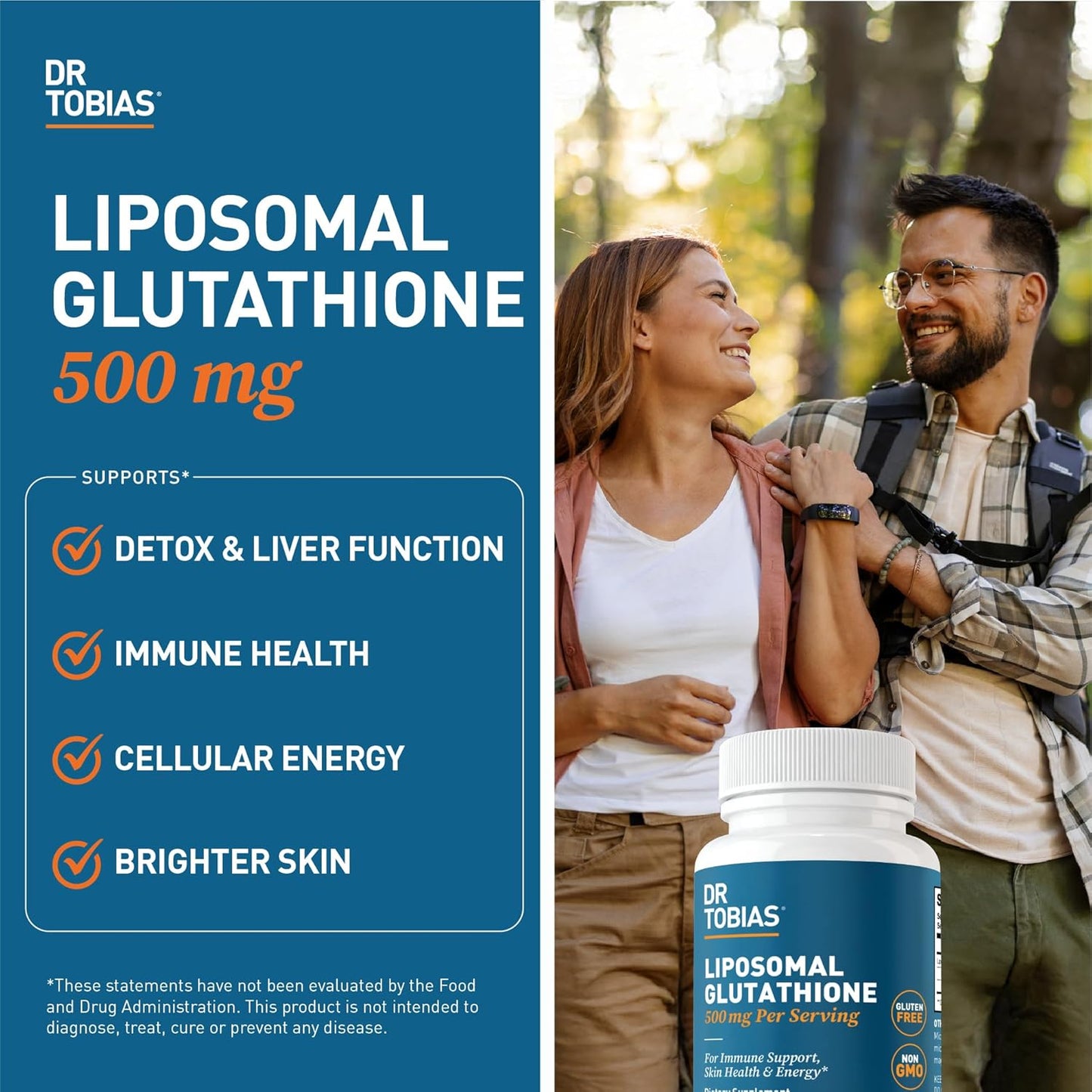 Liver Cleanse & Liposomal Glutathione - Boosts Liver Health, Immune System, & Energy - Vegan & Non-GMO - 21 Day Detox