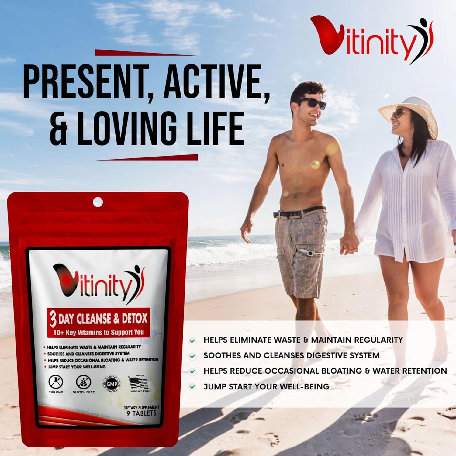 Liver Cleanse Supplements with 25+ Key Ingredients for Craving Support and Liver Health - Kudzu, Milk Thistle, Holy Basil, DHM Natural Cleanse - Gradual Reduction and Replenishment - 30+9 Tabs - Drink-Cleanse Combo