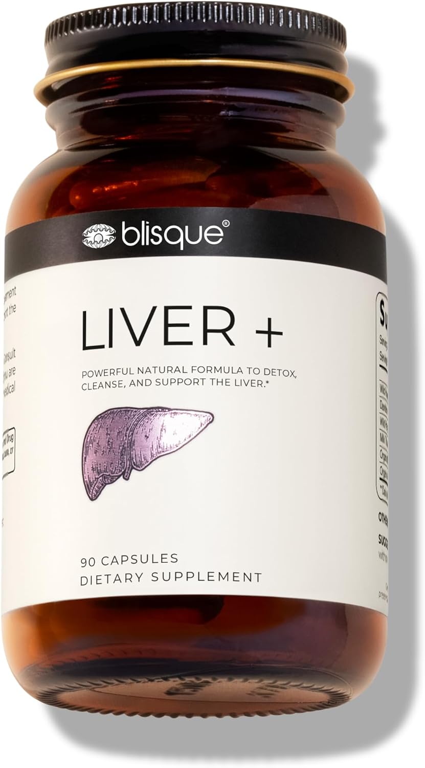 Liver Complex Supplement for Detox, Cleanse, and Repair | Doctor-Approved with Milk Thistle, Dandelion, and Burdock Root | Natural Ingredients | 90 Capsules