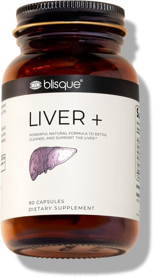 Liver Complex Supplement for Detox, Cleanse, and Repair | Doctor-Approved with Milk Thistle, Dandelion, and Burdock Root | Natural Ingredients | 90 Capsules