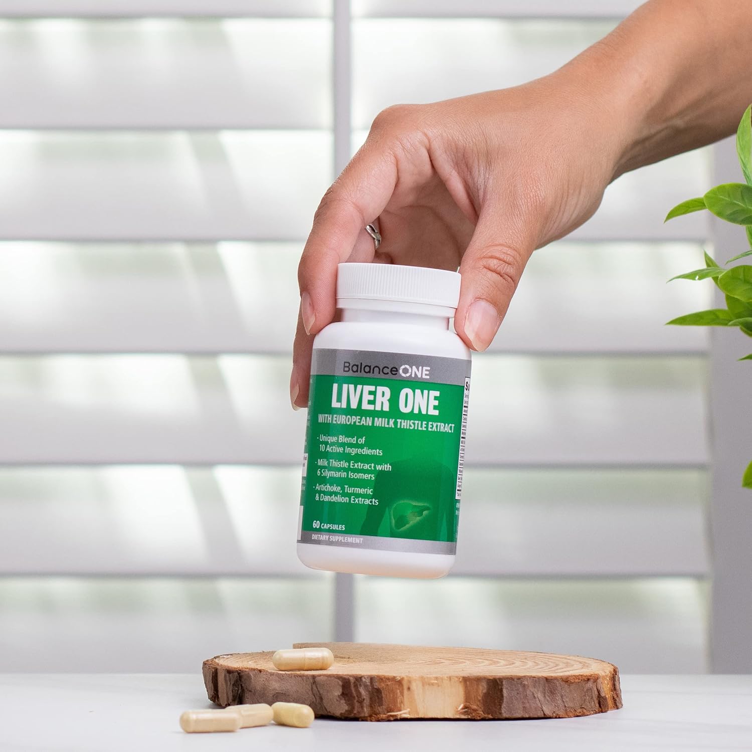 Liver Detox & Cleanse Support Supplement with Milk Thistle & Dandelion - 1 Month Supply for Natural Liver Repair & Detoxification - Non-GMO & Vegan Liver One