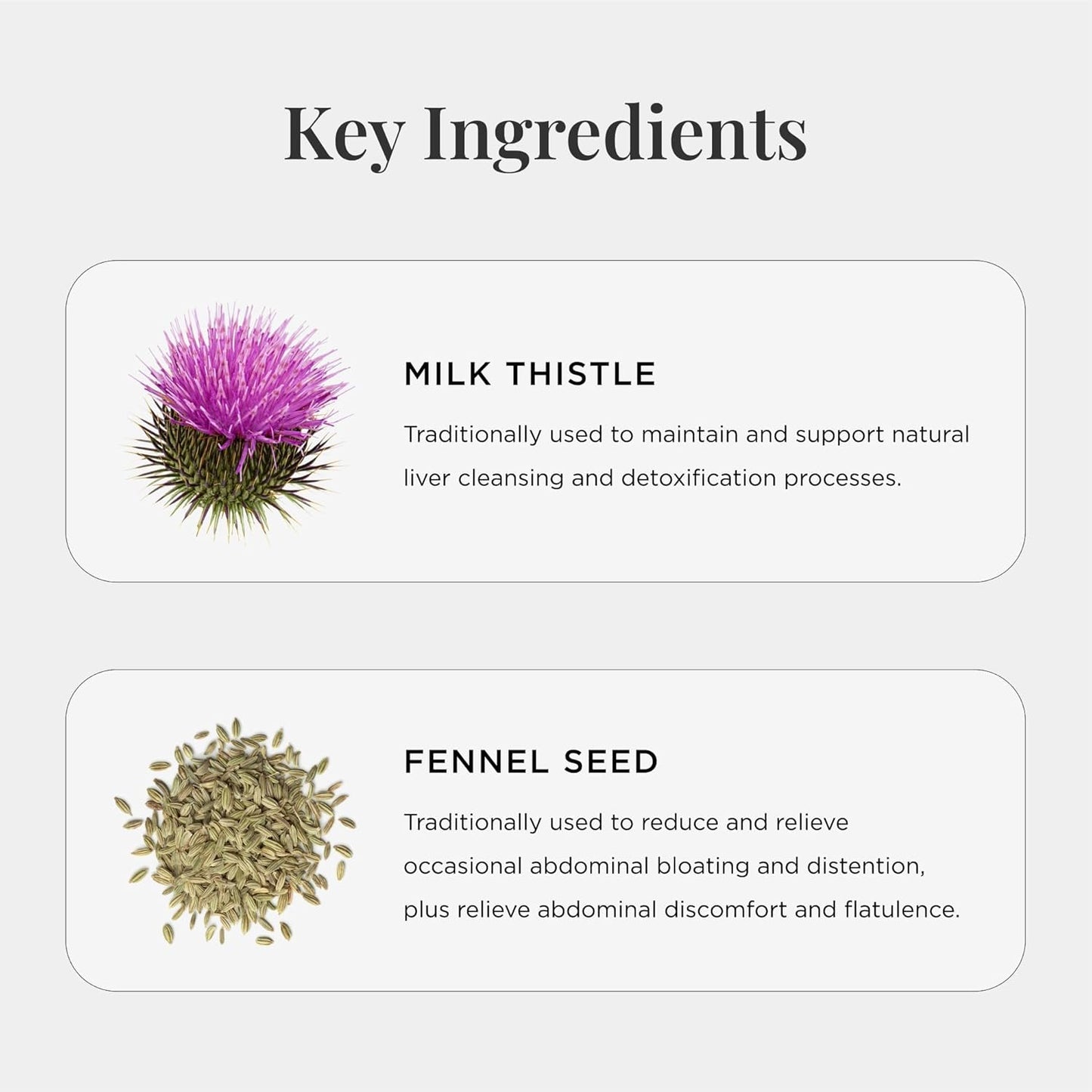 Liver Detox Pills with Milk Thistle, Turmeric, Fennel | Debloat & Detox Liver Health Formula | Liver Cleanse Supplement - 120 Tablets