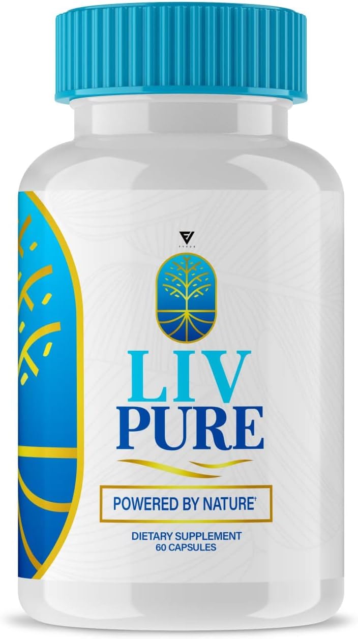 Liver Detox Weight Loss Capsules - Fyvus LivPure Supplement for Cleanse & Health Support