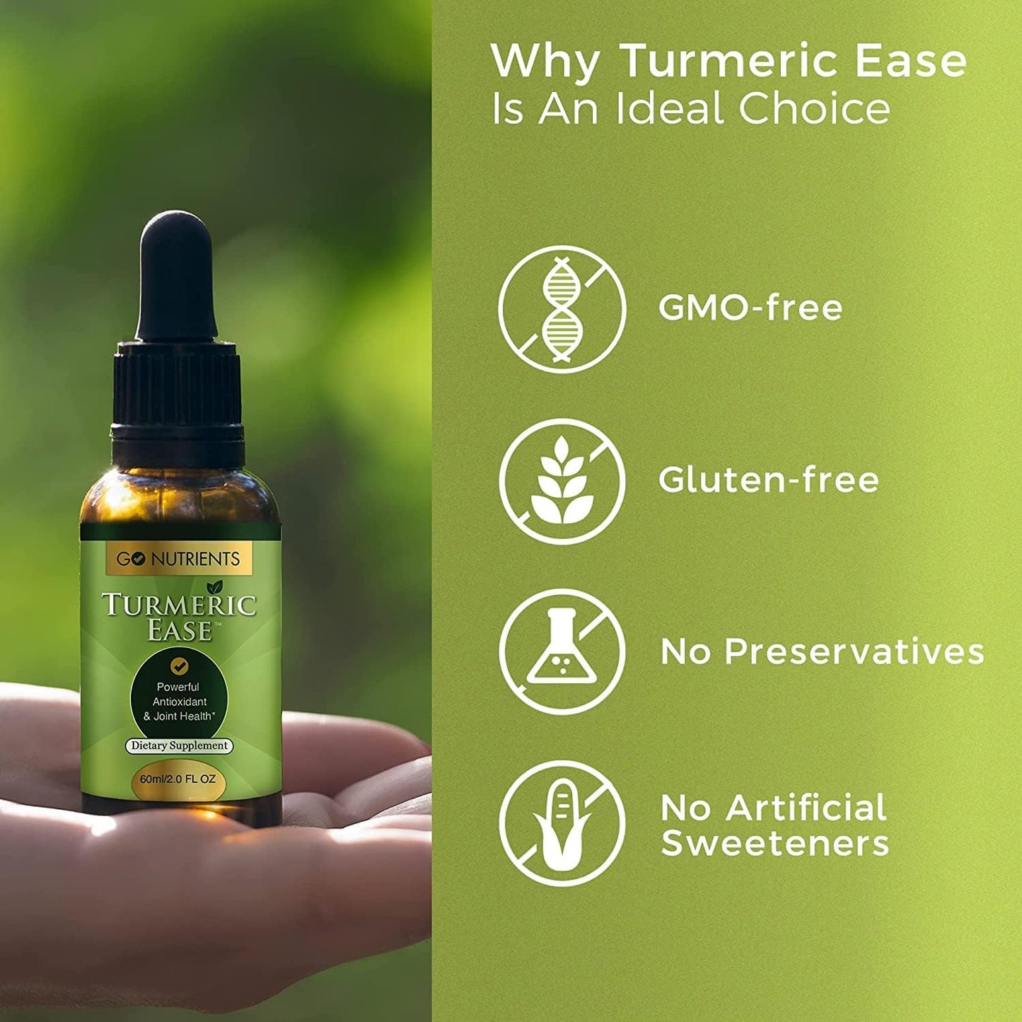 Liver Edge & Turmeric Ease Liquid Extract: Advanced Liver Cleanse & Supplement with Milk Thistle, Dandelion, Wormwood & Turmeric