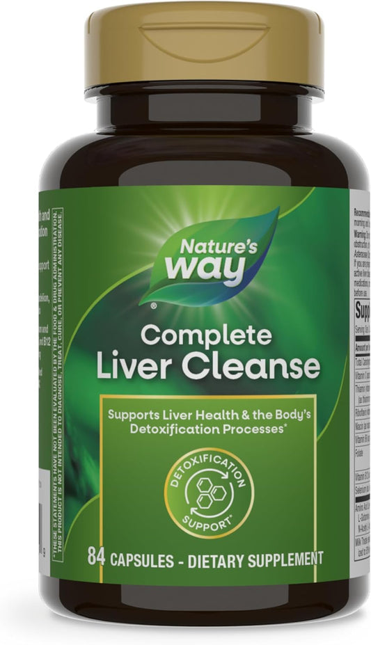 Liver Health Support Supplement with Milk Thistle Seed Extract and Taurine - 84 Capsules for Complete Liver Cleanse and Wellness