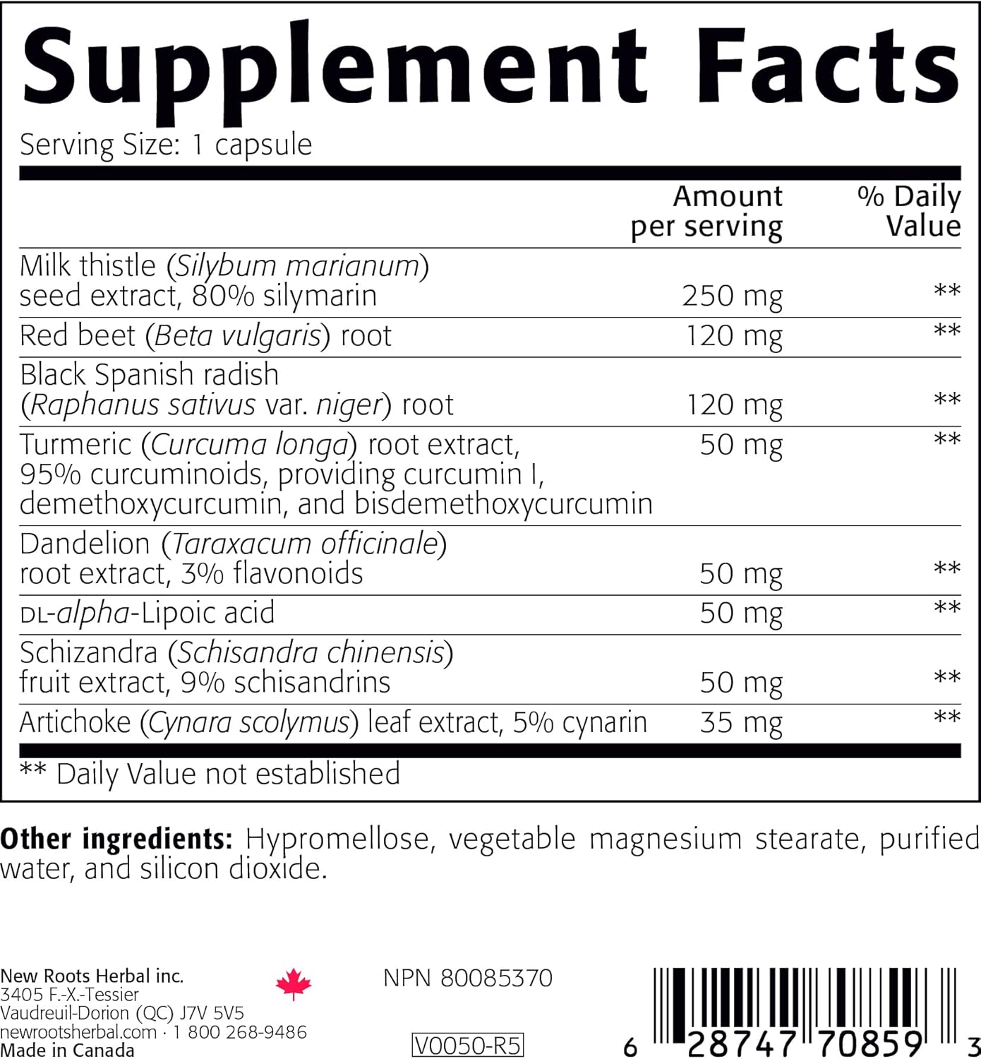 Liver Shield by NEW ROOTS HERBAL - 180 Capsules Liver Detox & Cleanse with Milk Thistle, Dandelion Extract & Beet Root | 90-Day Health Support Formula for Men and Women