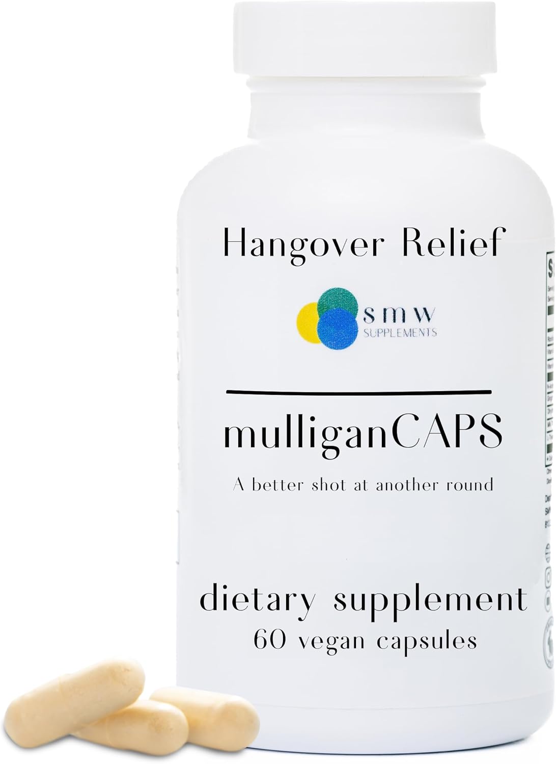 Liver Support Capsules for Pre-Party Prep and Post-Drinking Recovery - Antioxidants, B Vitamins, Riboflavin - 60 ct.