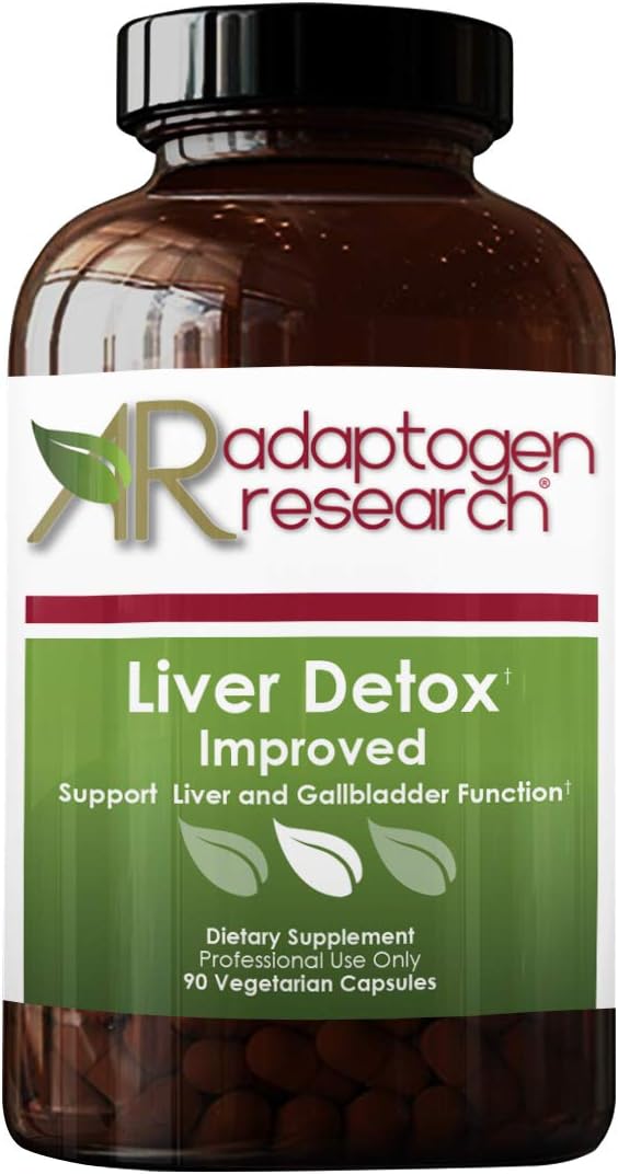 Liver Support Capsules with Ox Bile, Milk Thistle, Beet Powder, Artichoke | 90 Veg Caps | Adaptogen Research