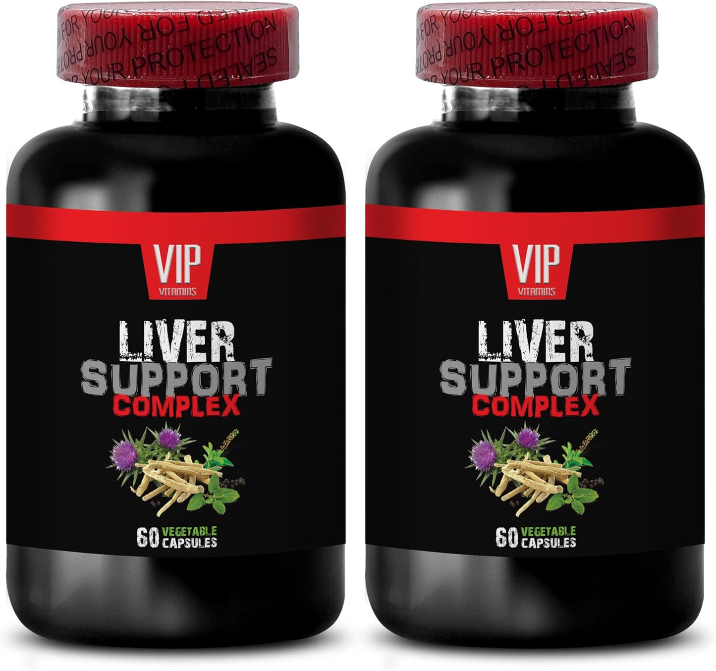 Liver Support Complex with Milk Thistle, Dandelion, and Artichoke Extract - Liver Cleanse Detox Supplement - 120 Capsules