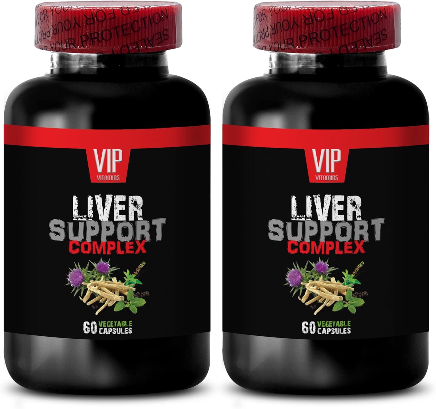 Liver Support Complex with Milk Thistle, Dandelion, and Artichoke Extract - Liver Cleanse Detox Supplement - 120 Capsules