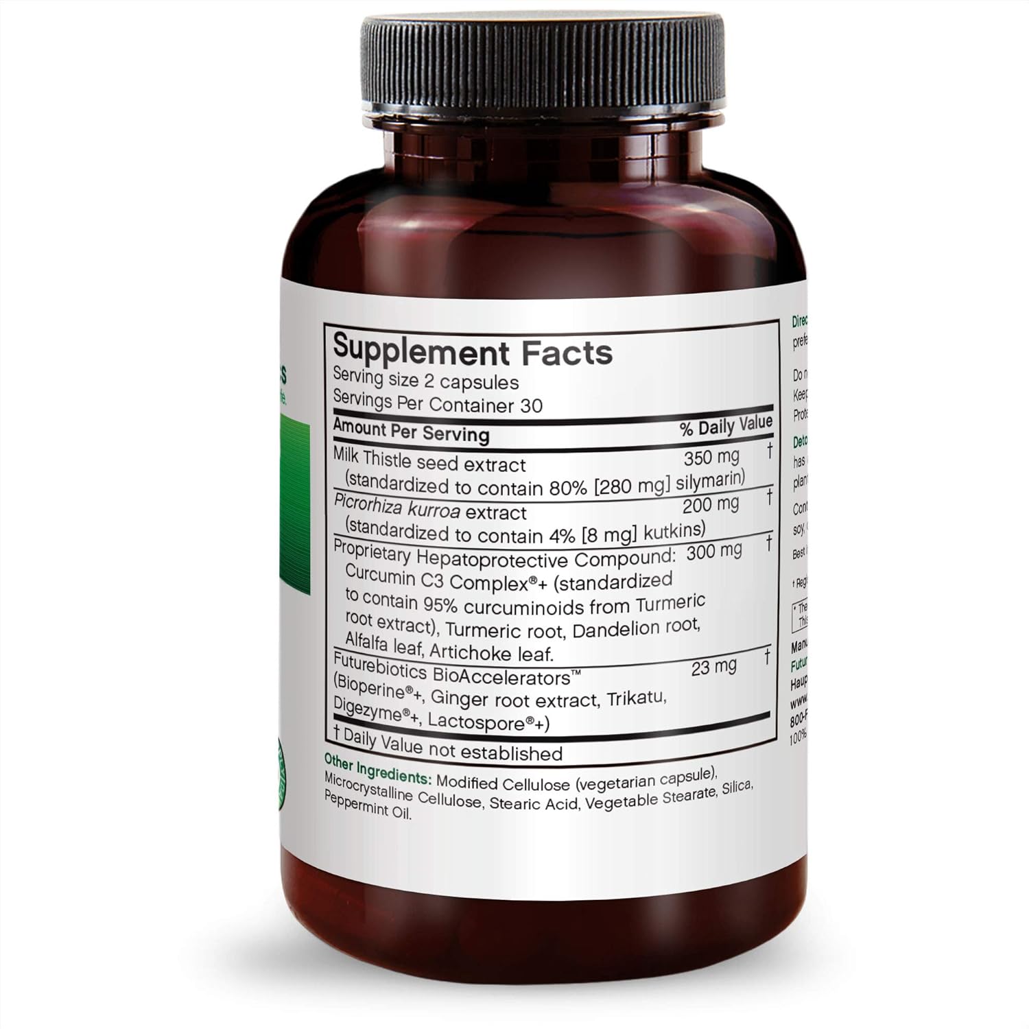 Liver Support Detox Supplement - 60 Vegetarian Capsules by Futurebiotics