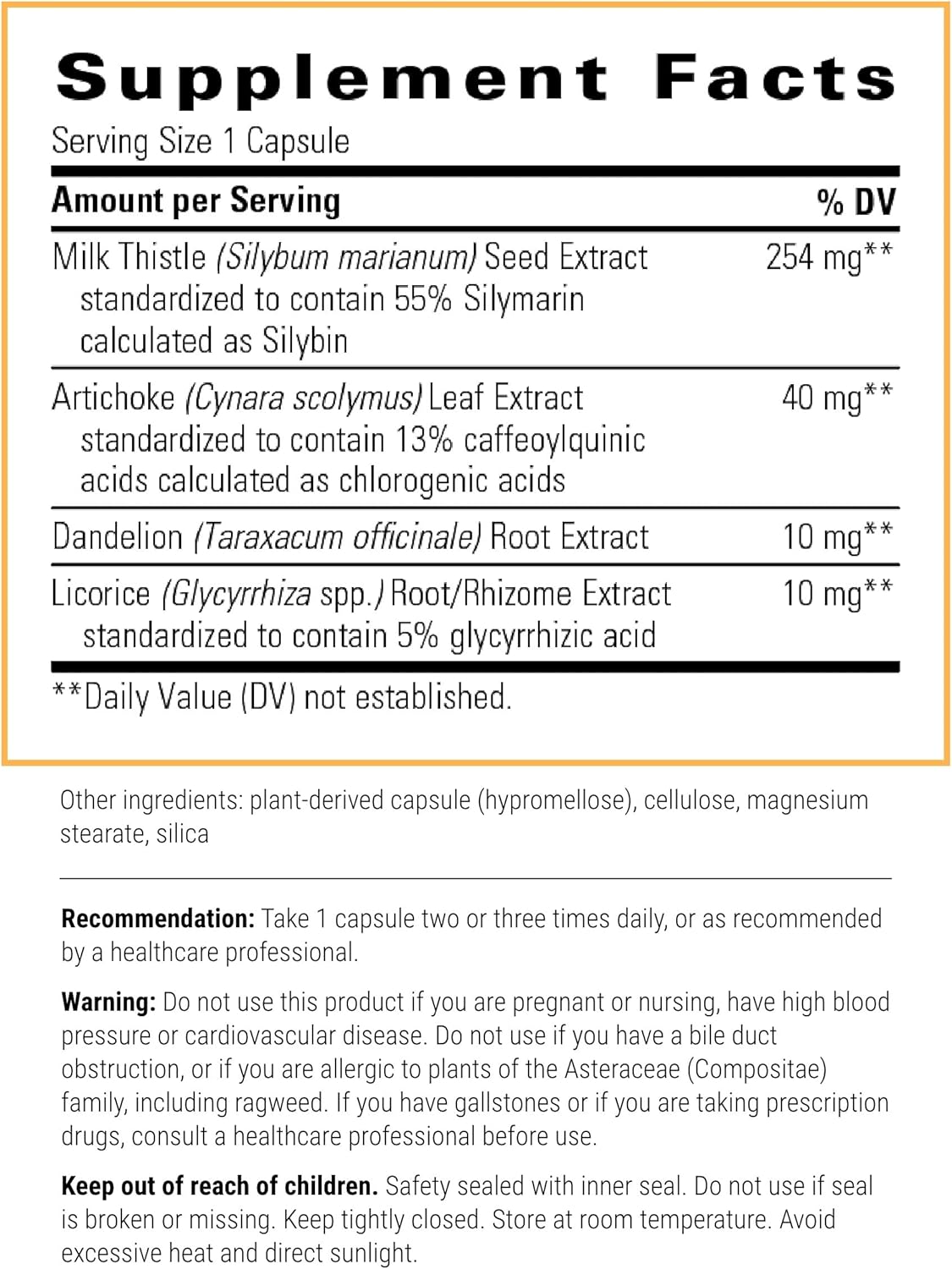 Liver Support Formula with Super Milk Thistle X - Enhanced with Silymarin, Artichoke Leaf, Dandelion Root & Licorice Root Extracts - 120 Capsules