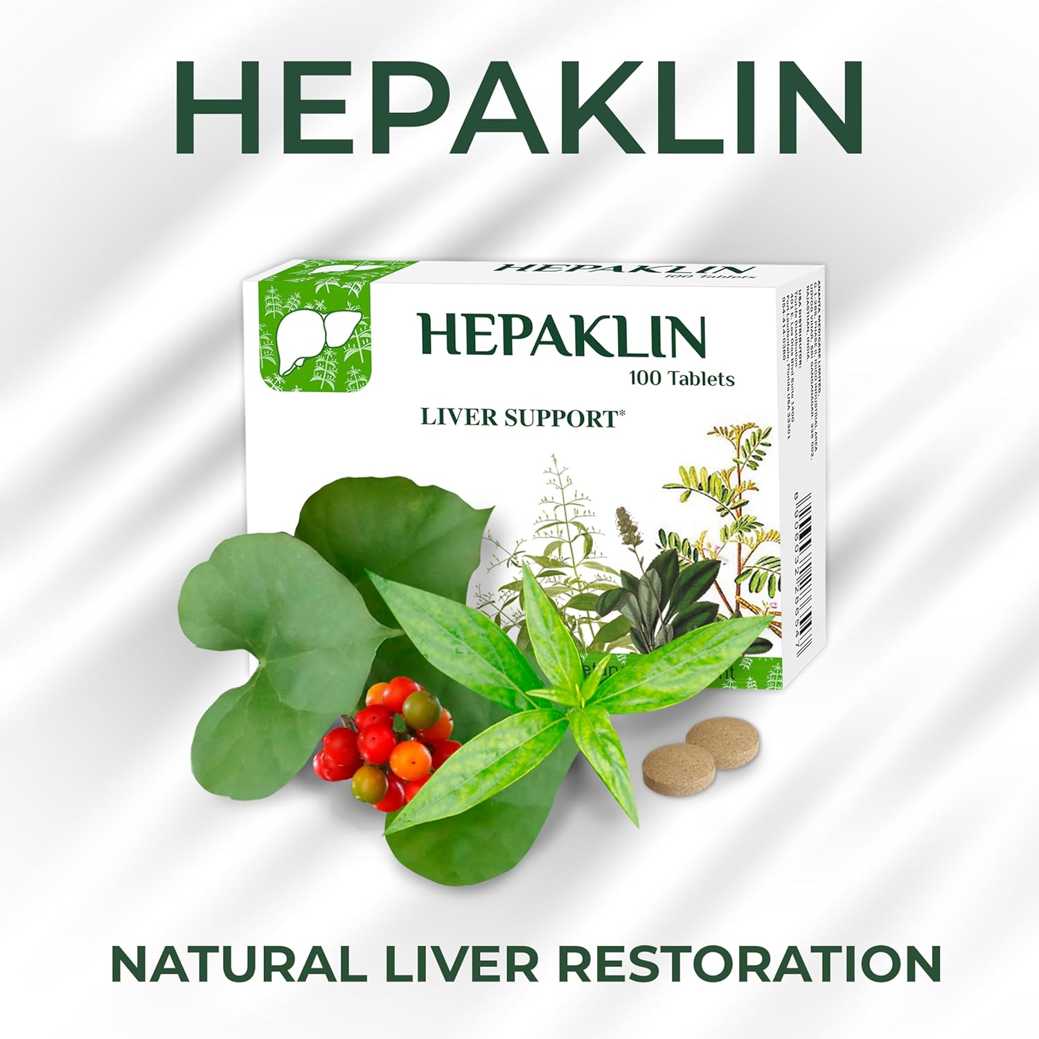 Liver Support Supplement - ANANTA MEDICARE Hepaklin, 100 Tablets for Liver Health and Detox