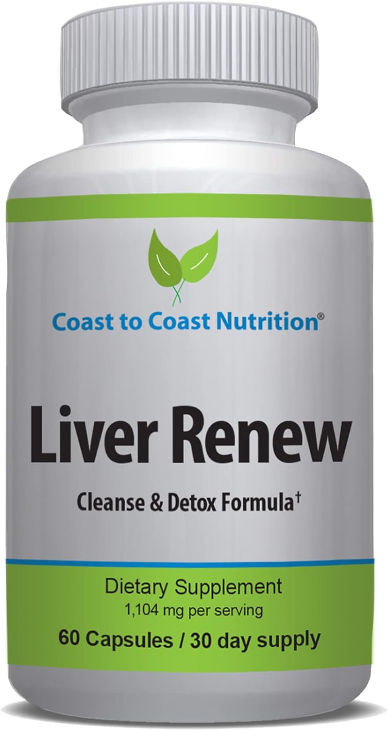 Liver Support Supplement with 22 Herbs - Milk Thistle, Beet Root, Artichoke, Dandelion, Chickory - 60 Capsules