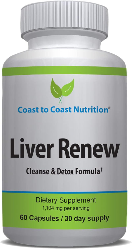 Liver Support Supplement with 22 Herbs - Milk Thistle, Beet Root, Artichoke, Dandelion, Chickory - 60 Capsules