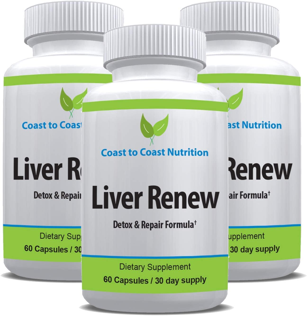 Liver Support Supplement with 22 Herbs - Milk Thistle, Beet Root, Artichoke, Dandelion, Chickory - 60 Capsules