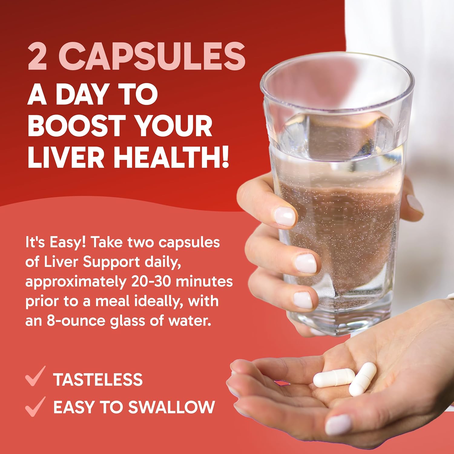 Liver Support Supplement with Milk Thistle and Zinc - 60 Veggie Capsules - Detox and Cleanse Liver - Supports Liver Function and Digestive Health - Made in USA