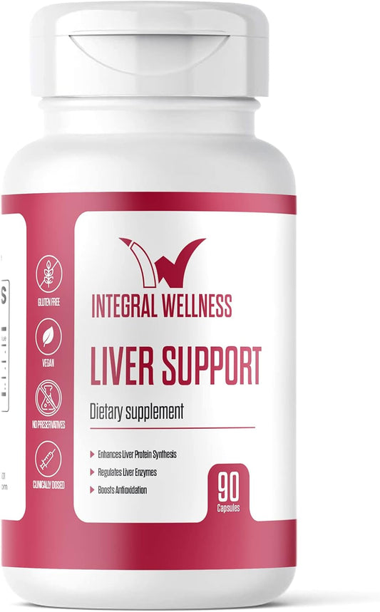 Liver Support Supplement with Milk Thistle, NAC, and Artichoke Extract - 90 Capsules, 3rd Party Tested & Filler Free