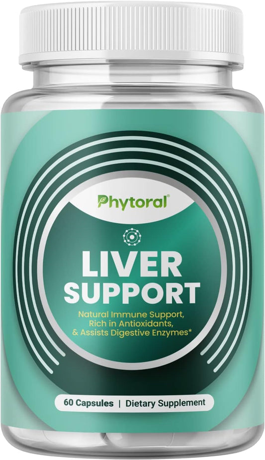 Liver Support Supplement with Zinc Oxide, Silymarin Milk Thistle, Dandelion Root, and Artichoke - Immune Support and Cleanse for Liver Health