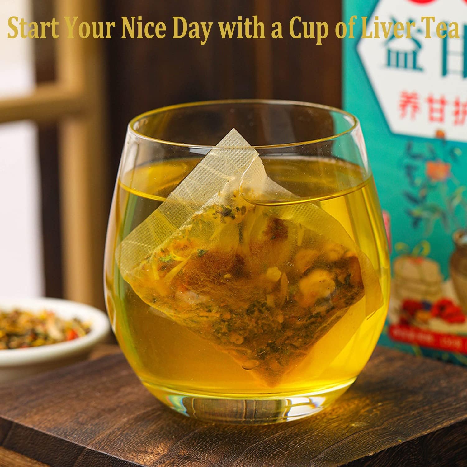 Liver Tea with 18 Herbal Flavors for Liver Health - 60 Bags (2 Boxes)
