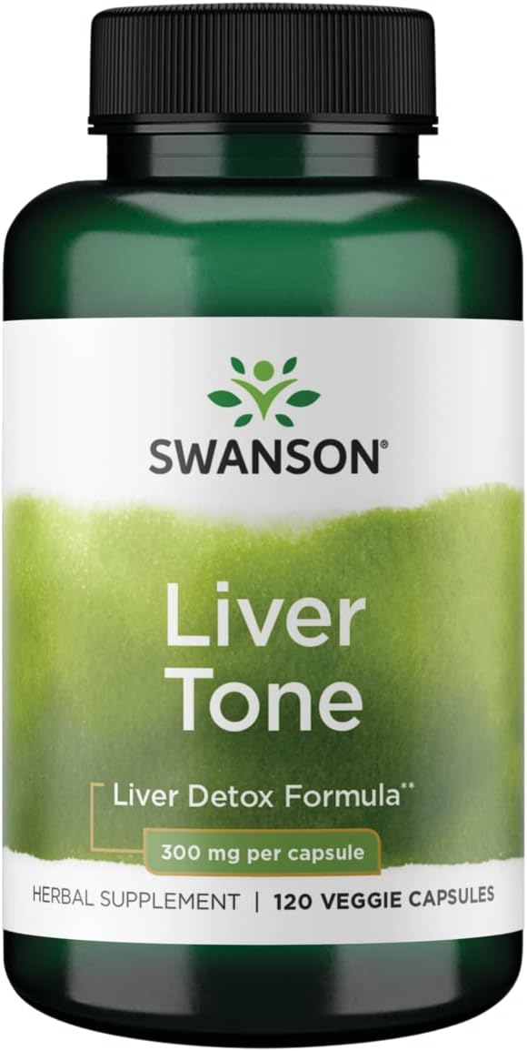 Liver Tone Liver Detox Formula 300mg - 120 Veg Capsules by Swanson Health
