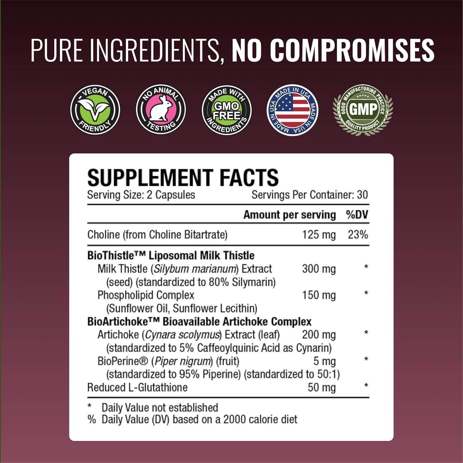Liversyl Liver Support Supplement - Cleanse & Detox Formula with Milk Thistle & Artichoke Extract - Vegan - 180 Capsules - USA Made - 3 Month Supply