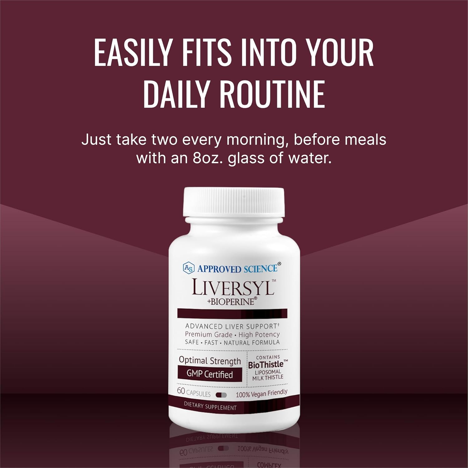 Liversyl Liver Support Supplement - Cleanse & Detox Formula with Milk Thistle & Artichoke Extract - Vegan - 180 Capsules - USA Made - 3 Month Supply